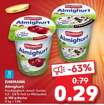 Kaufland EHRMANN Almighurt Angebot