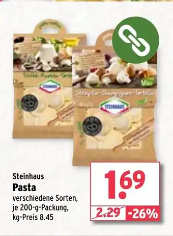 Wasgau Steinhaus Pasta Angebot