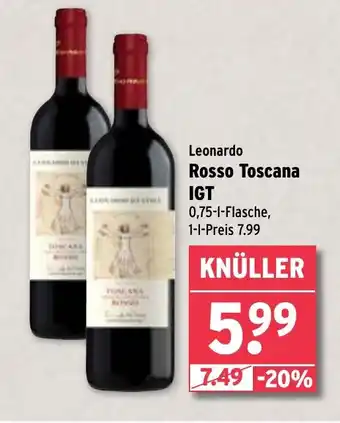 Wasgau Leonardo Rosso Toscana IGT Angebot