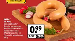 Wasgau Lyoner im Ring Angebot