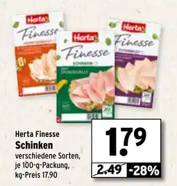 Wasgau Herta Finesse Schinken Angebot