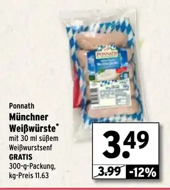 Wasgau Ponnath Münchner Weißwürste Angebot