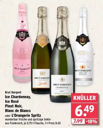 Wasgau Ice Chardonnay, Ice Rosé Pinot Noir, Blanc de Blancs oder L'Orangerie Spritz Angebot