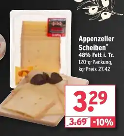 Wasgau Appenzeller Scheiben Angebot