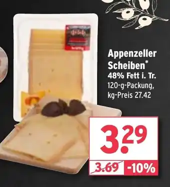 Wasgau Appenzeller Scheiben Angebot