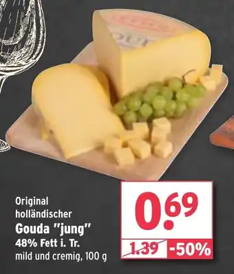 Wasgau Gouda "jung" Angebot