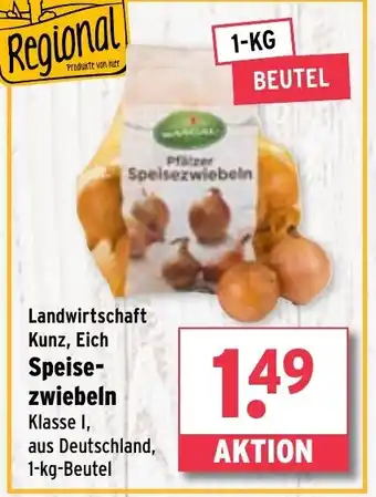 Wasgau Landwirtschaft Kunz, Eich Speise- zwiebeln Angebot