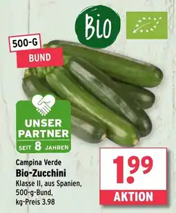 Wasgau Campina Verde Bio-Zucchini Angebot