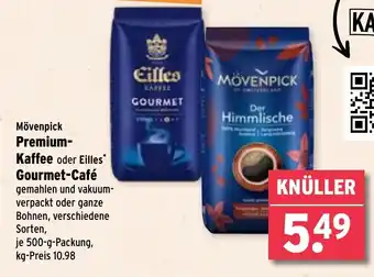 Wasgau Mövenpick Premium- Kaffee oder Eilles* Gourmet-Café Angebot