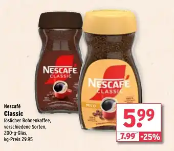 Wasgau Nescafé Classic Angebot