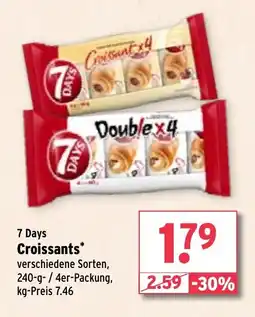 Wasgau 7 Days Croissants Angebot