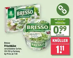 Wasgau Bresso Frischkäse Angebot