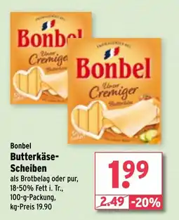 Wasgau Bonbel Butterkäse- Scheiben Angebot