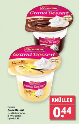 Wasgau Ehrmann Grand Dessert Angebot