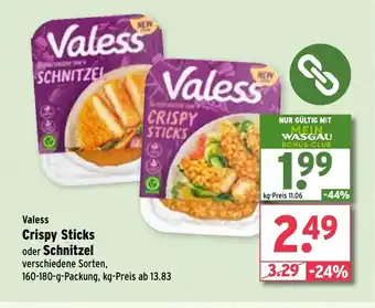 Wasgau Valess Crispy Sticks oder Schnitzel Angebot