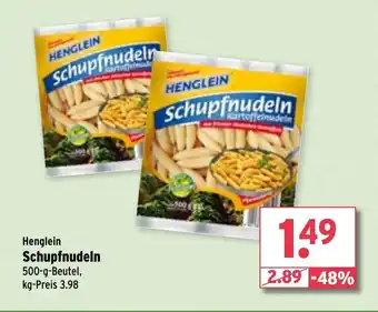 Wasgau Henglein Schupfnudeln Angebot