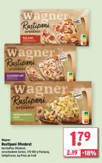 Wasgau Wagner Rustipani Ofenbrot herzhaftes Ofenbrot, Angebot