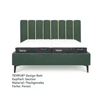 XXXLutz Tempur Bett Section Angebot