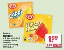 Wasgau Langnese Multipack Angebot