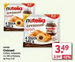 Wasgau nutella Croissant Angebot