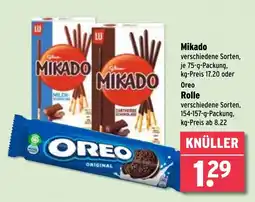 Wasgau LU Mikado oder Oreo Rolle Angebot