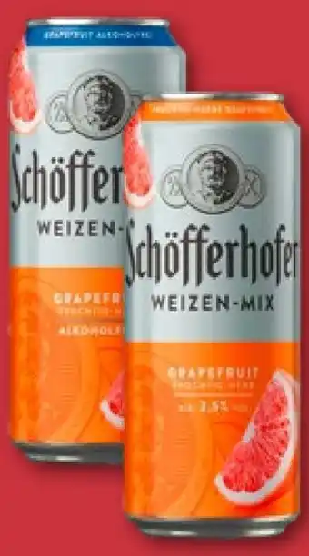 Aldi Nord Schöfferhofer Grapefruit Weizen-Mix alkoholfrei Angebot