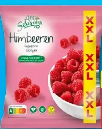 Aldi Nord All Seasons Himbeeren Vegan XXL Angebot