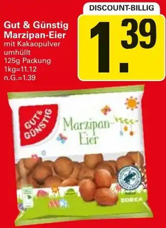 WEZ Gut & Günstig Marzipan-Eier Angebot