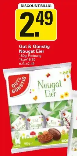 WEZ Gut & Günstig Nougat Eier Angebot