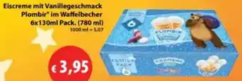 Mix Markt Eiscreme mit Vanillegeschmack Plombir Angebot