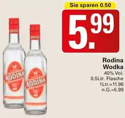 WEZ Rodina Wodka Angebot