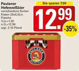 WEZ Paulaner Hefeweißbier Angebot