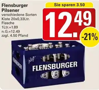 WEZ Flensburger Pilsener Angebot