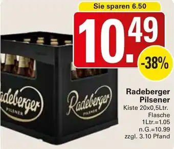 WEZ Radeberger Pilsener Angebot