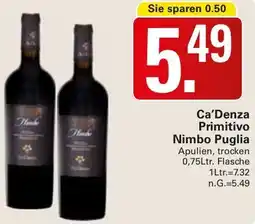 WEZ Ca'Denza Primitivo Nimbo Puglia Angebot