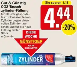 WEZ Gut & Günstig CO2-Tauschzylinder-Füllung Angebot