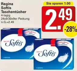 WEZ Regina Softis Taschentücher Angebot