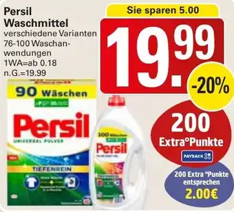 WEZ Persil Waschmittel Angebot