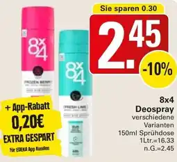 WEZ 8x4 Deospray Angebot