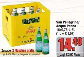 Profi Getränke San Pellegrino/ Acqua Panna Angebot