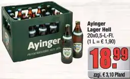 Profi Getränke Ayinger Lager Hell Angebot