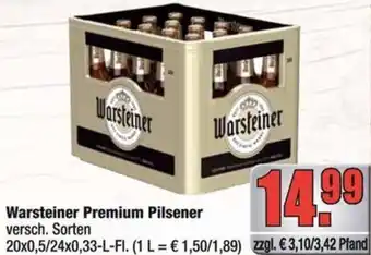 Profi Getränke Warsteiner Premium Pilsener Angebot