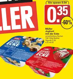 WEZ Müller Joghurt mit der Ecke Angebot