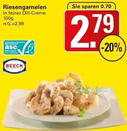 WEZ BEECK Riesengarnelen Angebot