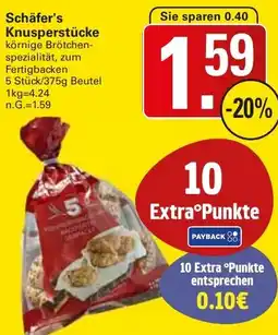 WEZ Schäfer's Knusperstücke Angebot