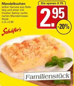 WEZ Schäfer's Mandelkuchen Angebot