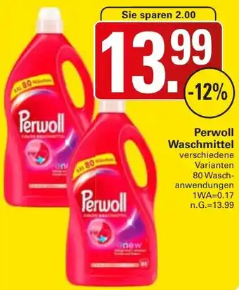 WEZ Perwoll Waschmittel Angebot