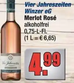 Profi Getränke Vier Jahreszeiten Winzer eG Merlot Rosé Angebot