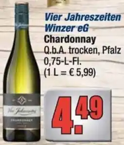 Profi Getränke Vier Jahreszeiten Winzer eG Chardonnay Angebot