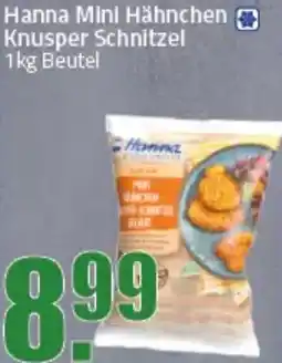 Ihr Frischmarkt Hanna Mini Hähnchen + Knusper Schnitzel Angebot